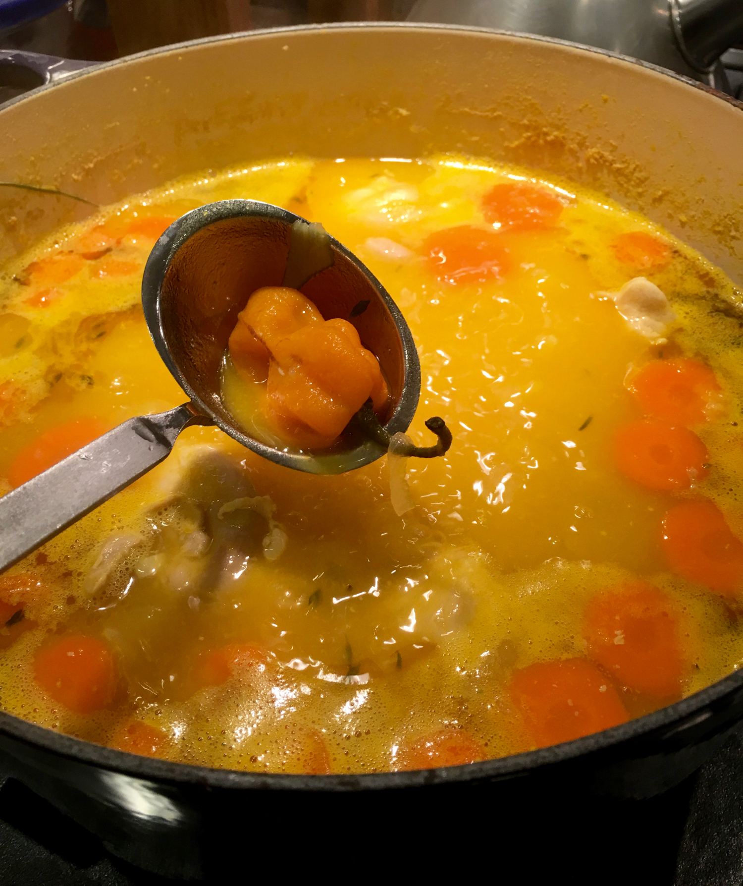 Jamaican Chicken Soup with Dumplings