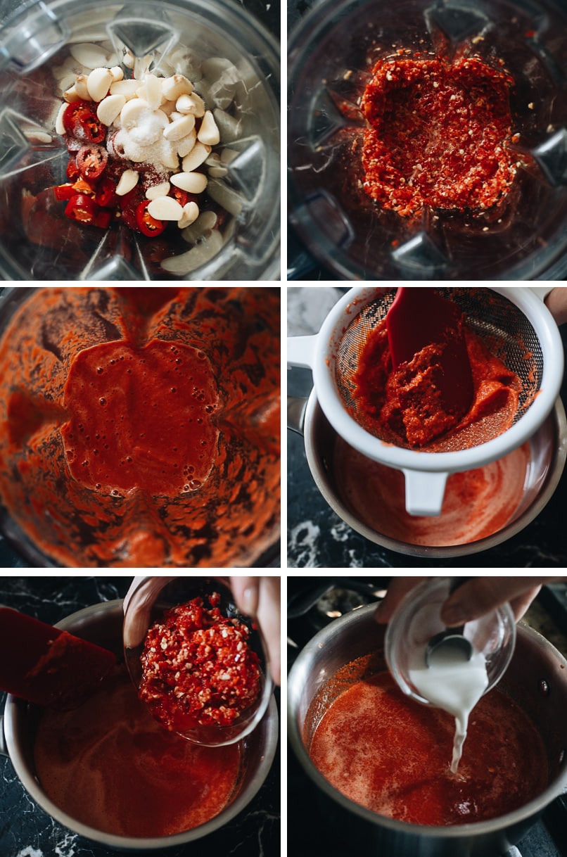 Make chili garlic fish sauce step by step