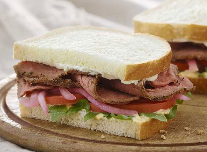 panera steak and arugula bread