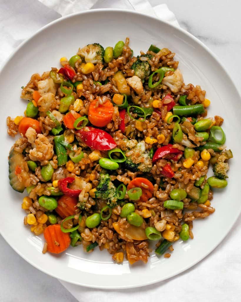 Frozen vegetables are easy to stir-fry