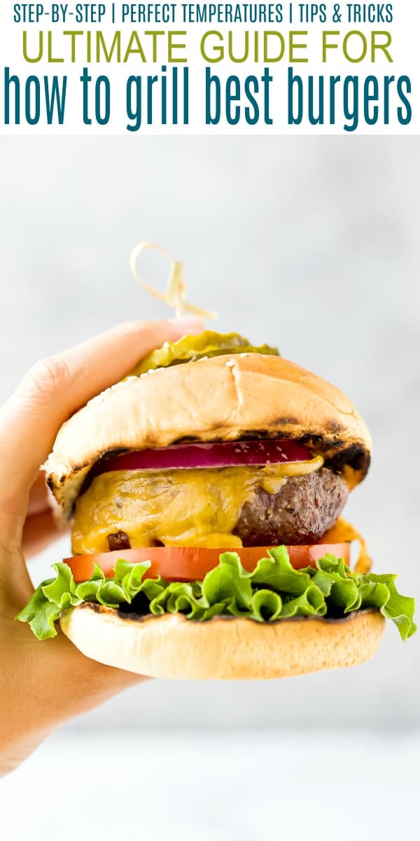pinterest collage for the ultimate guide on how to bake the best burgers
