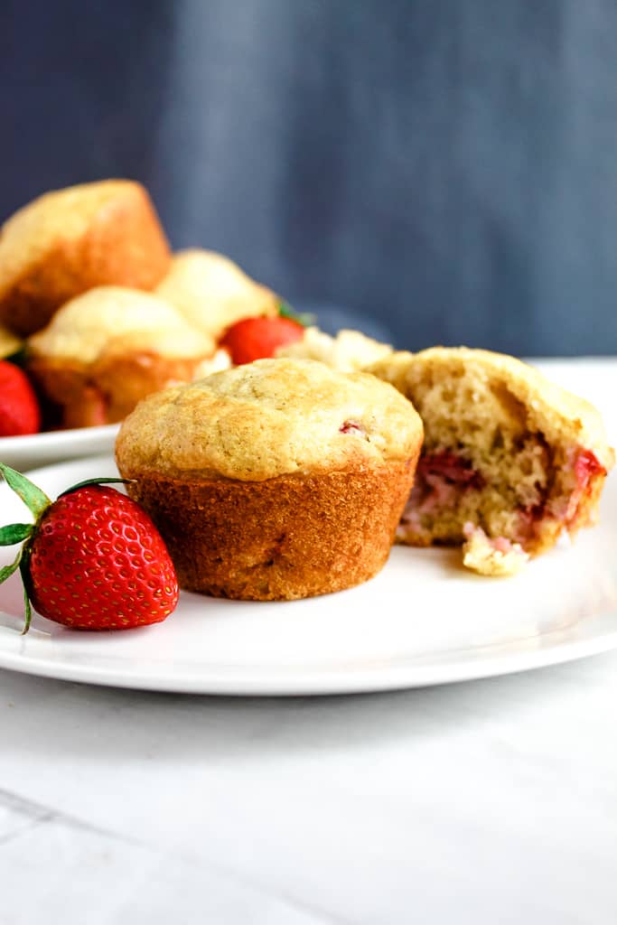 Summer berries on a serving plate