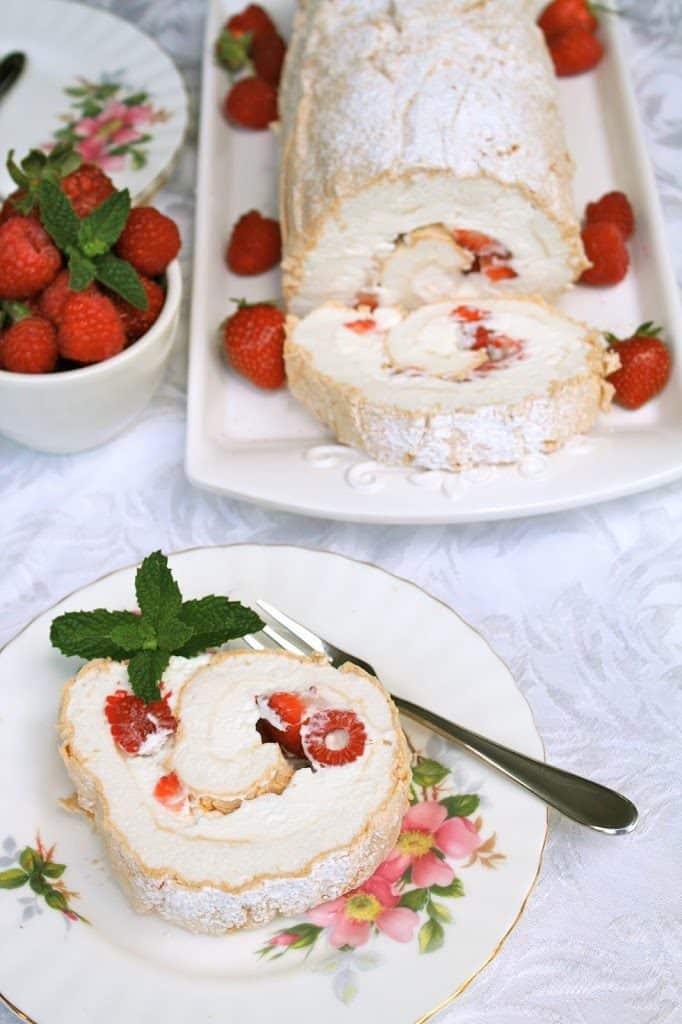 Low carb strawberry biscuits across the board