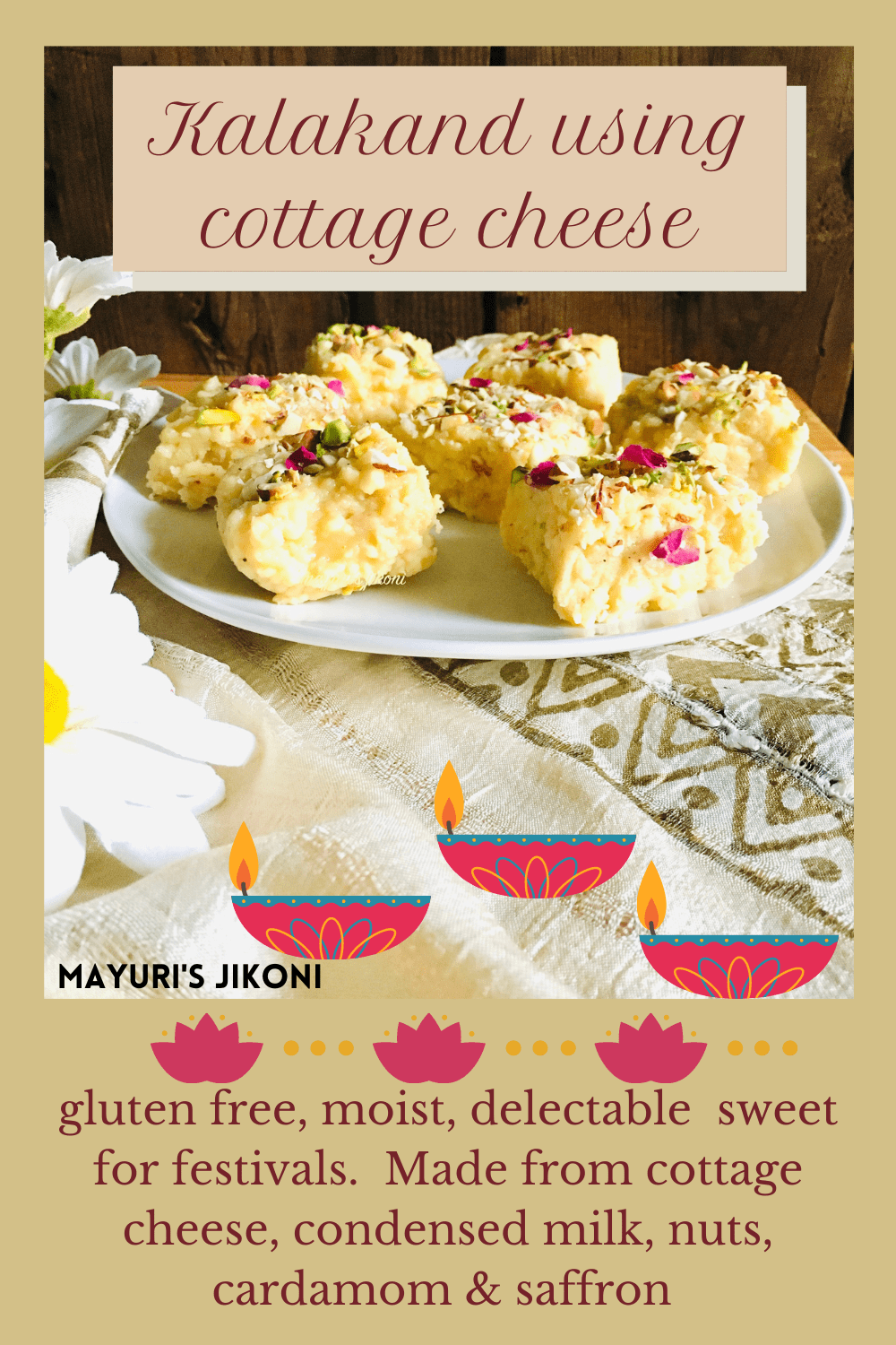 Indian Cottage Cheese Dessert Recipe