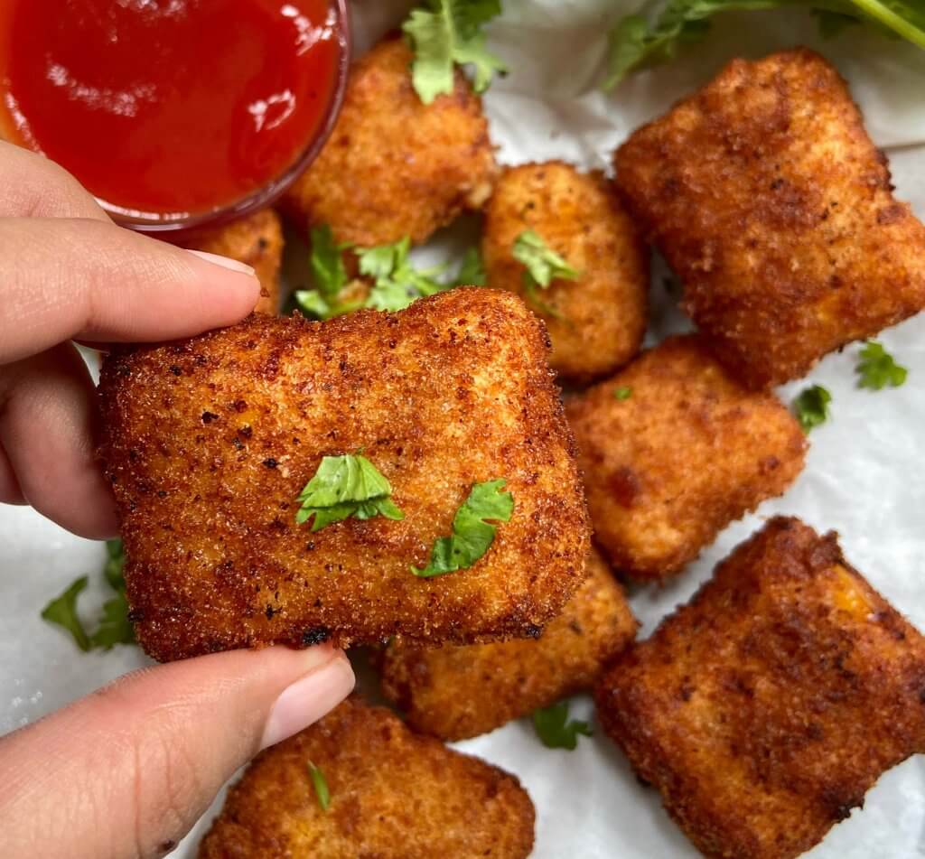 How to make corn cheese nuggets