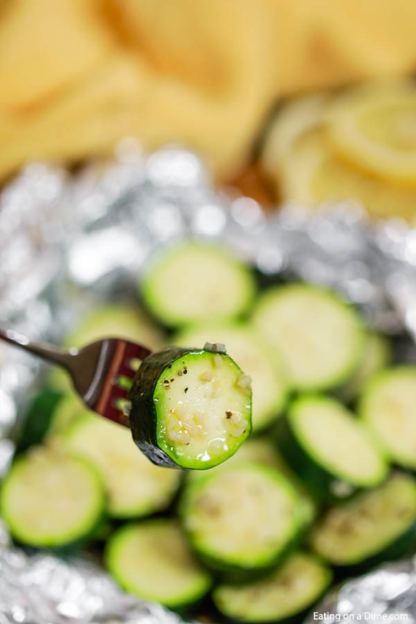 The Zucchini foil wrap recipe is the simplest accompaniment and cleanup is easy. The vegetables taste best from the grill and it is very frugal.