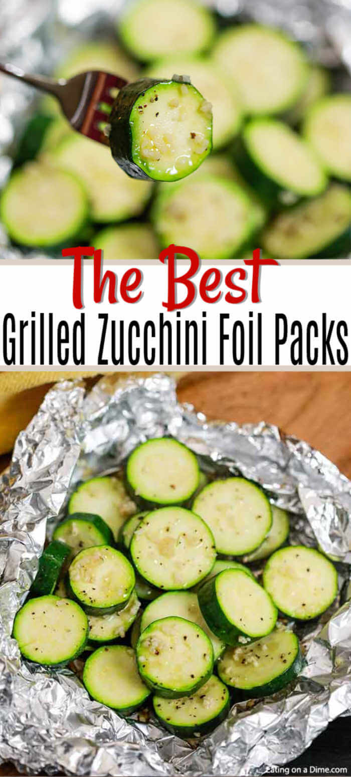 Zucchini foil wrap recipe is the simplest accompaniment and cleanup is easy. The vegetables taste best from the grill and it is very frugal.