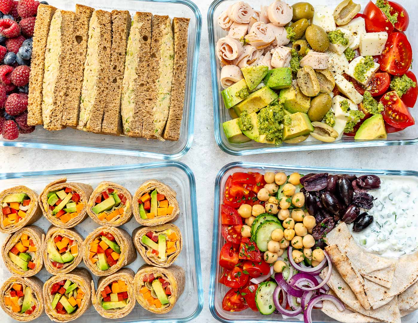 Lunch box No need to cook Clean food Prepared