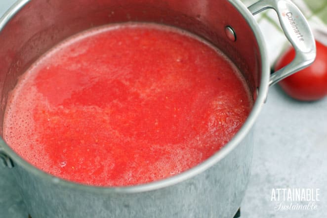ketchup in the pot