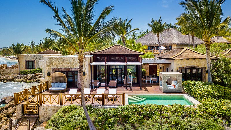 luxury villa with reserve pool punta cana