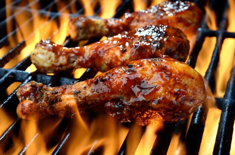 How to grill BBQ chicken thighs