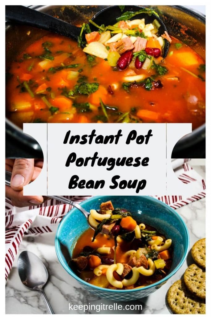 Instant Pot Portuguese Bean Soup