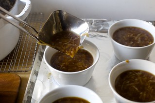 Ladle into an insulated bowl