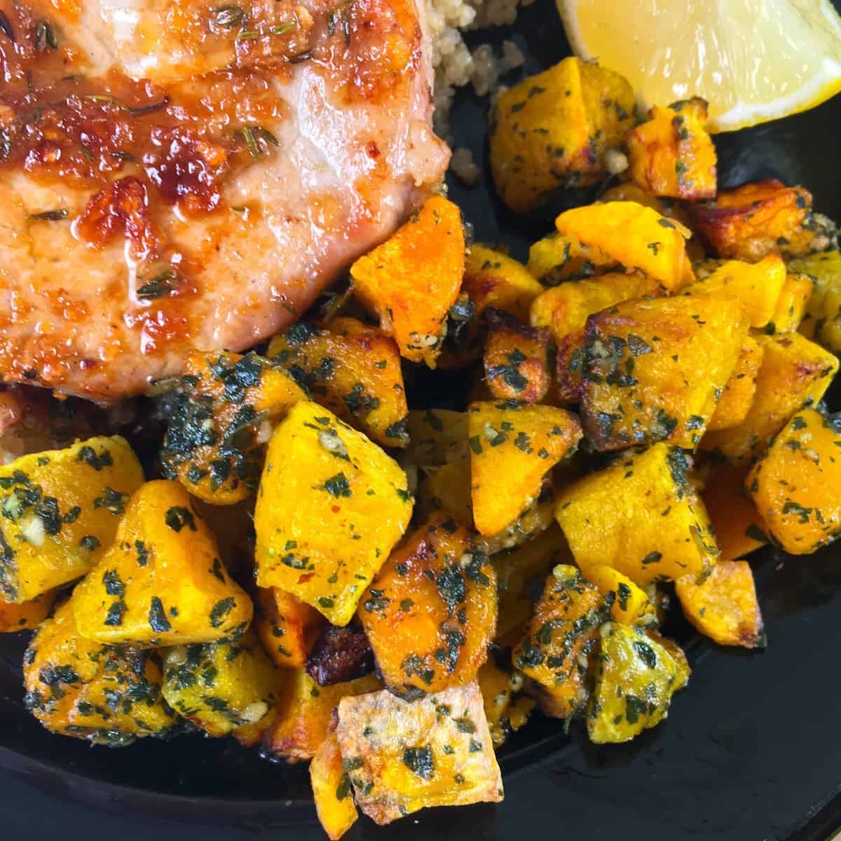 air fryer butternut squash vegetables