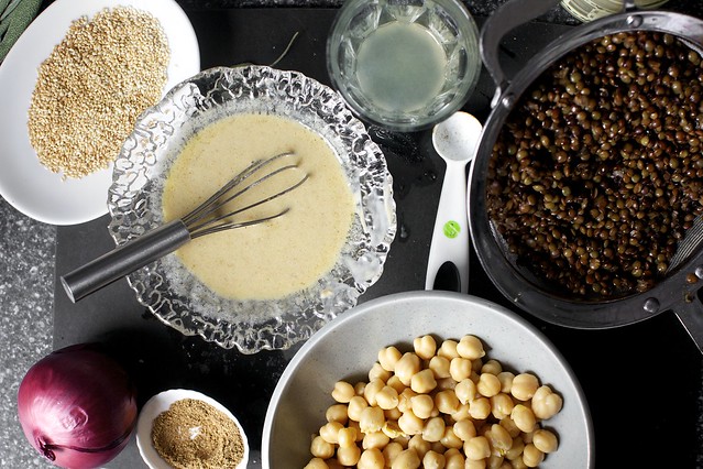 toasted sesame seeds, tahini sauce, grilled seasoning