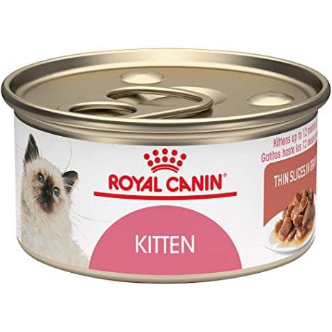 Royal Canin Feline Health Nutrition Thin Slices in Gravy Wet Kitten Food