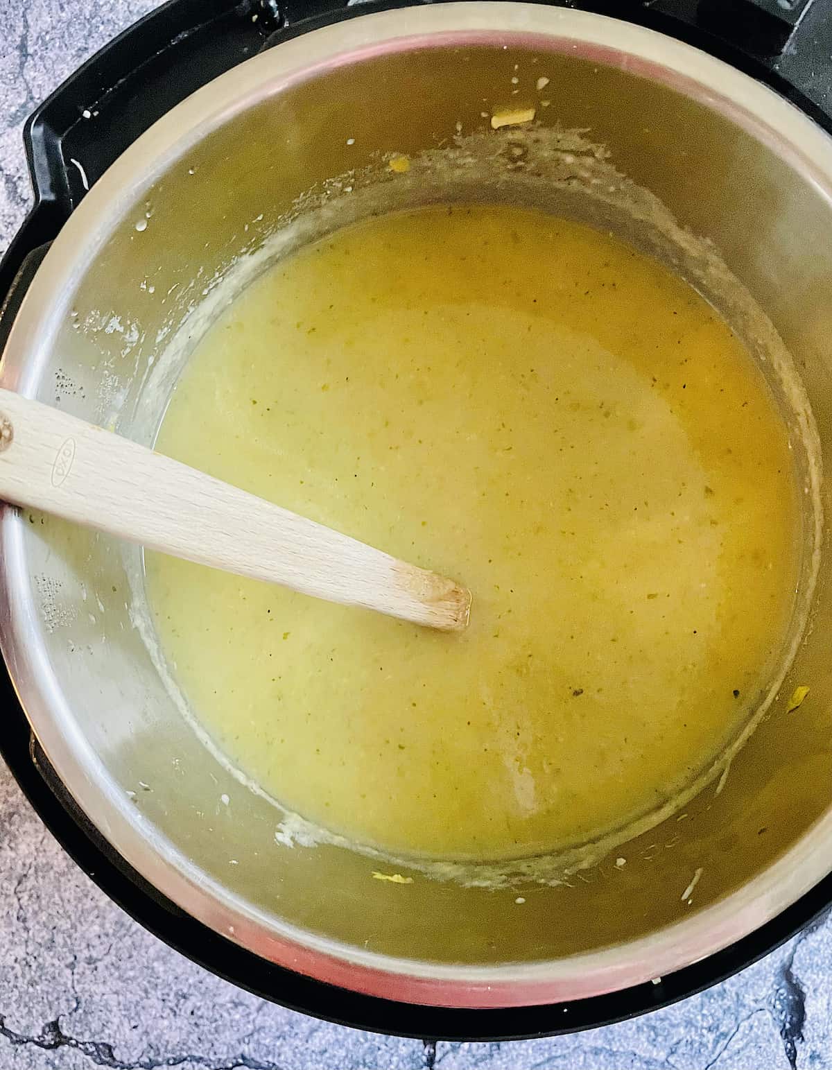 Instant Pot mixed celery soup