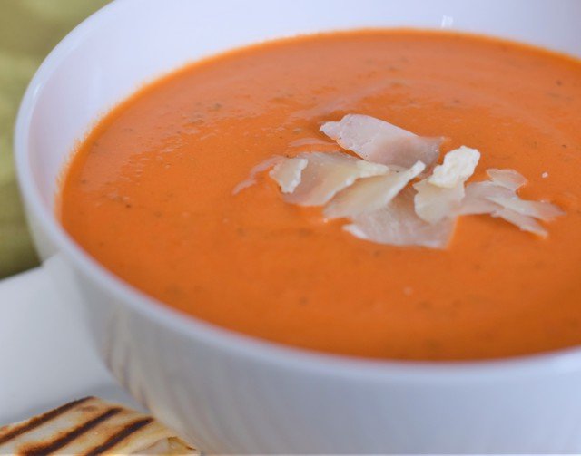 Enjoy tomato basil soup after 30 minutes