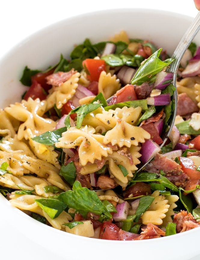 Pasta Salad with Swiss Cheese