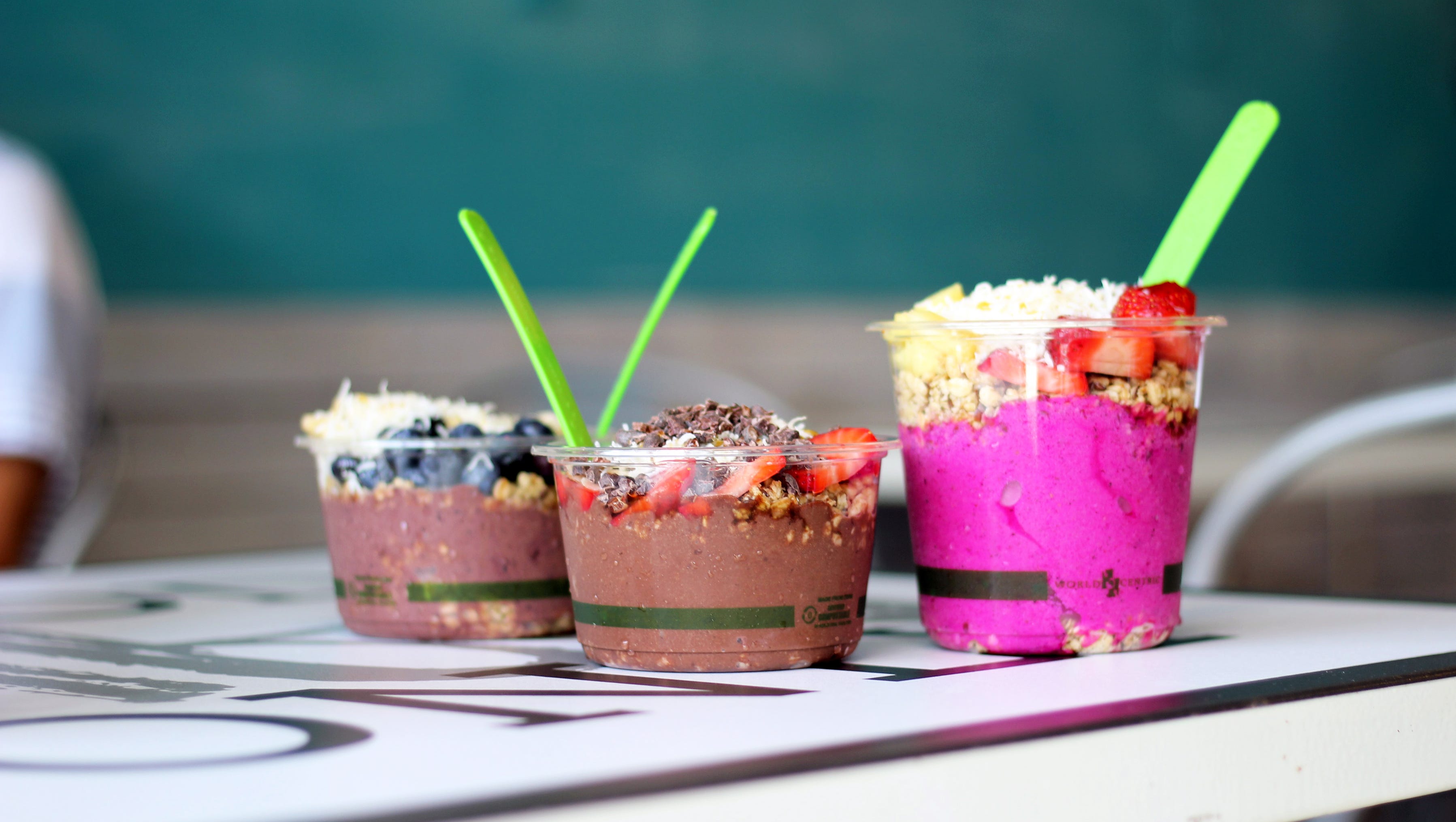 Acai bowls and pitaya are served at The Bowl, which recently opened a second location at 1200 Central Ave. in Naples.