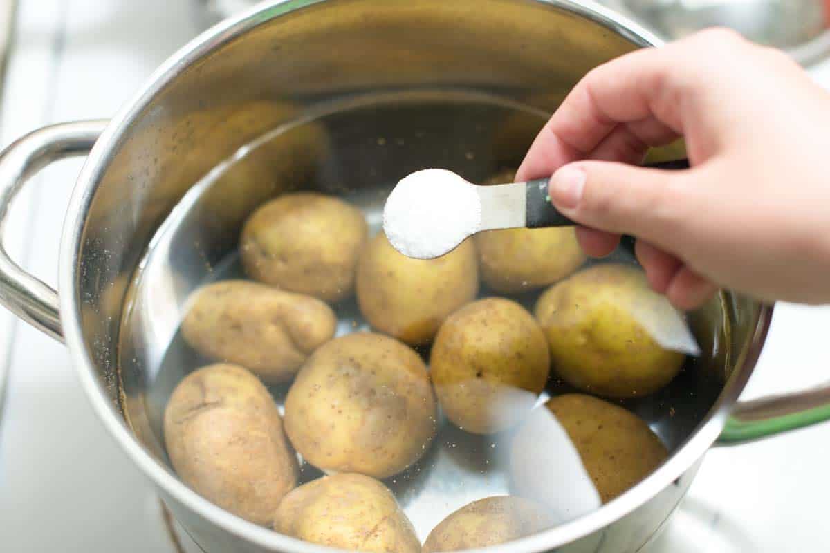 How to cook potatoes for potato salad - Brine