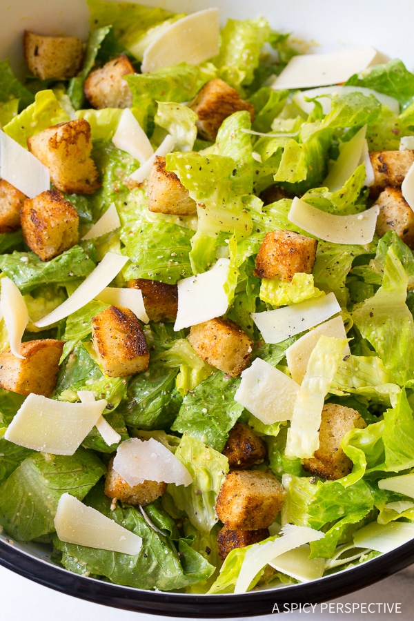 Must do! The Best Steakhouse Caesar Salad Recipe Ever!