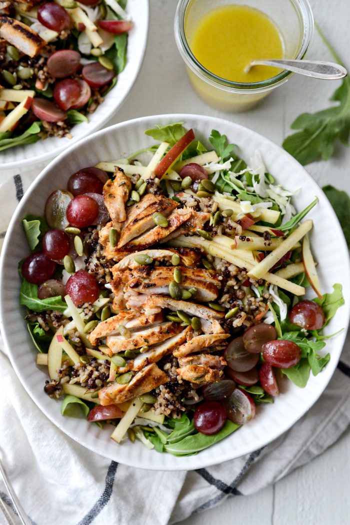 Panera arugula and cereal salad