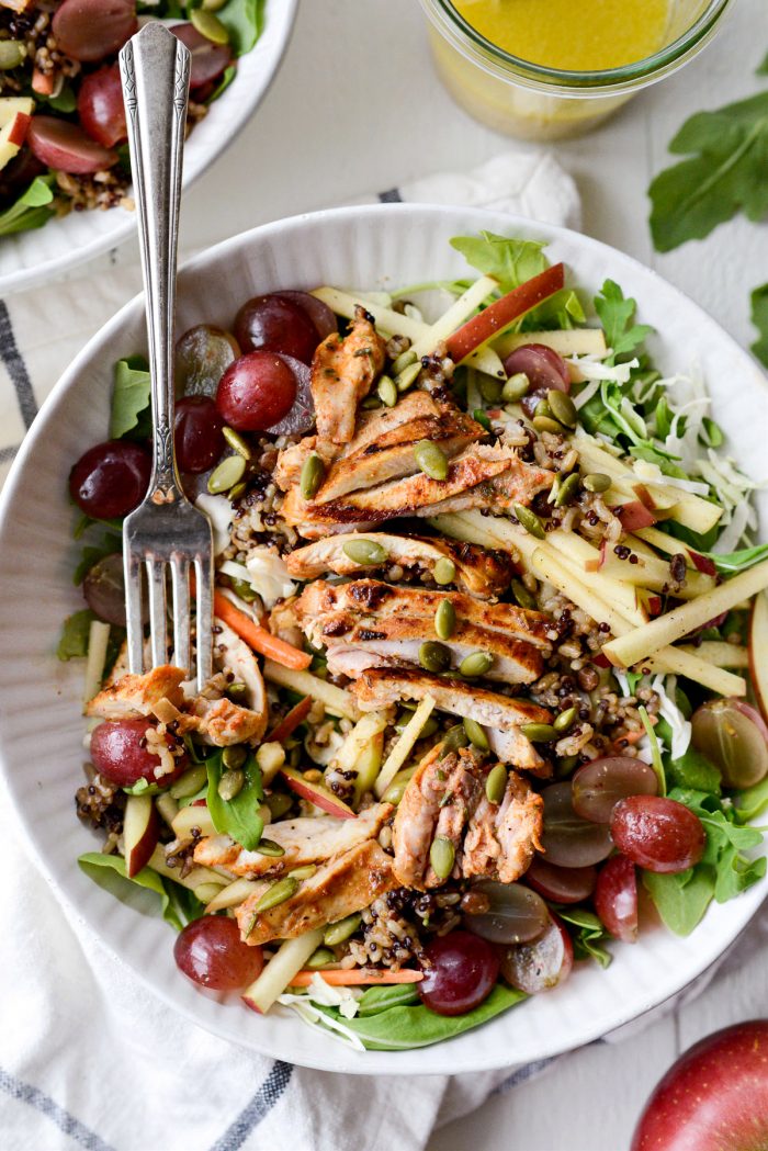 Panera arugula and cereal salad