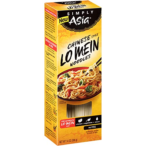 Simply Asian Lo Mein Chinese Noodles, 14 oz (Pack of 6)