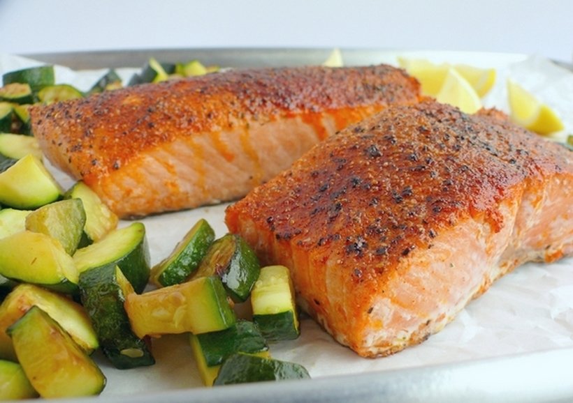 air fried salmon