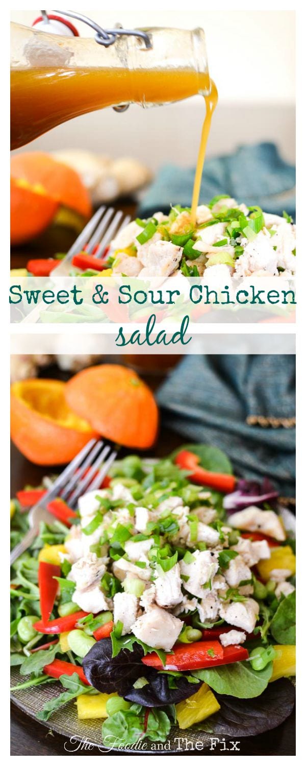 Sweet and sour chicken salad