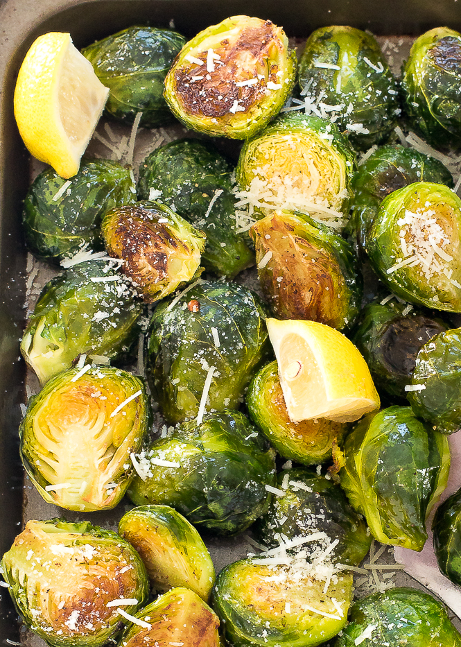 BEST Garlic Roasted Brussels Sprouts | takeoutfood.best