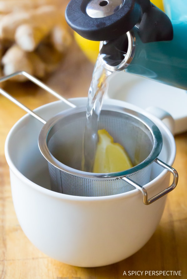 Powerful Lemon Ginger Detox Tea Recipe