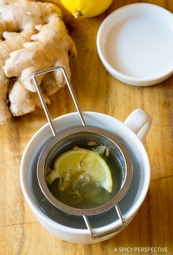 Great lemon ginger detox tea recipe