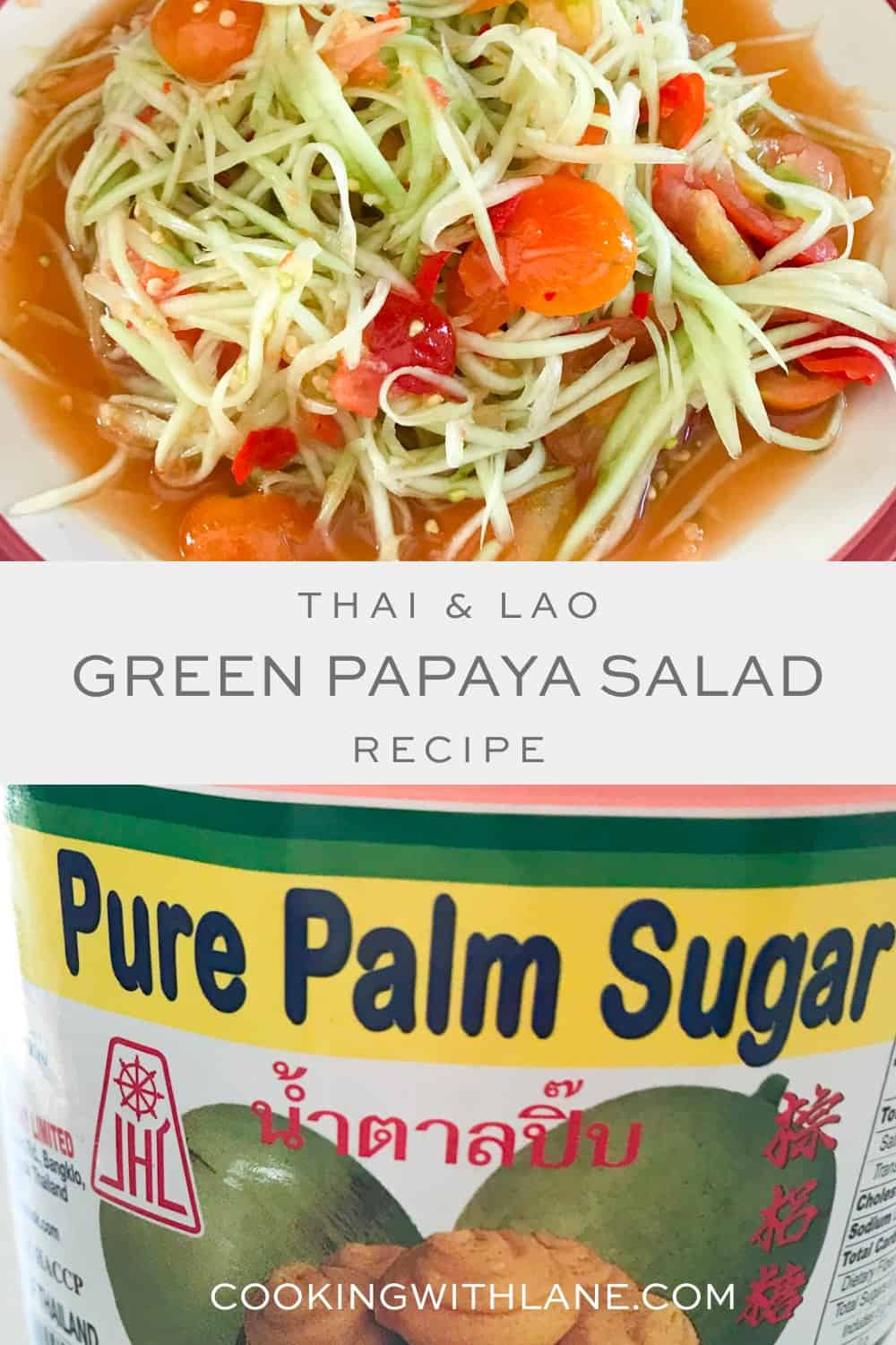 Thai and Lao papaya salad