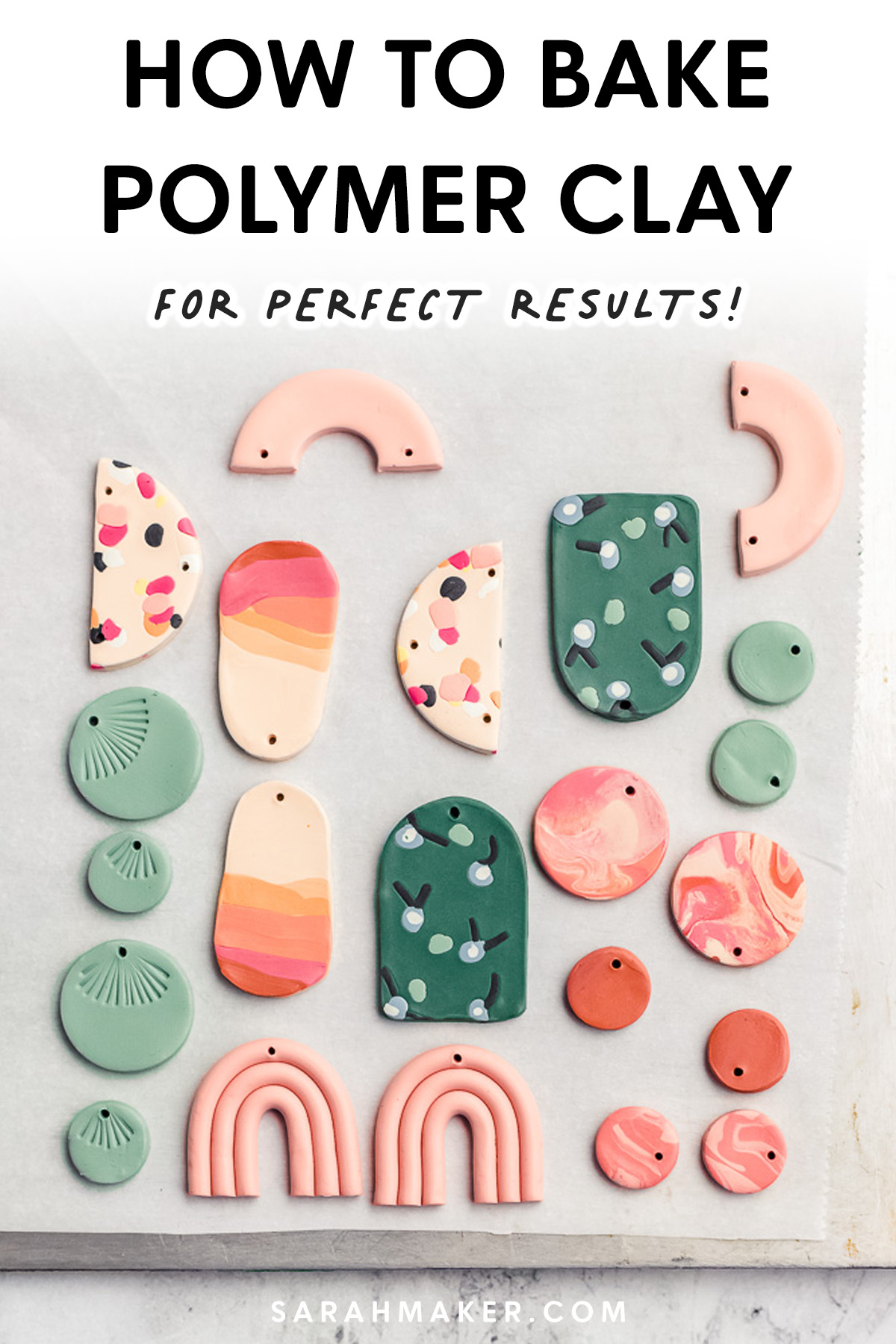 pin image for how to bake polymer clay for perfect results