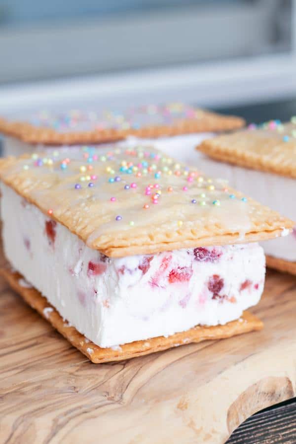 Pop Tart Ice Cream Sandwich