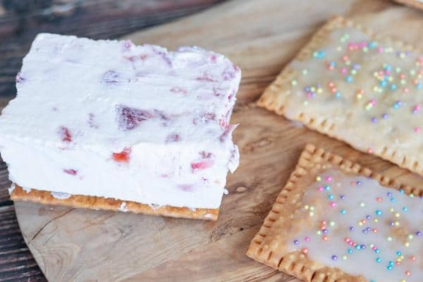 Pop Tart Ice Cream Sandwich