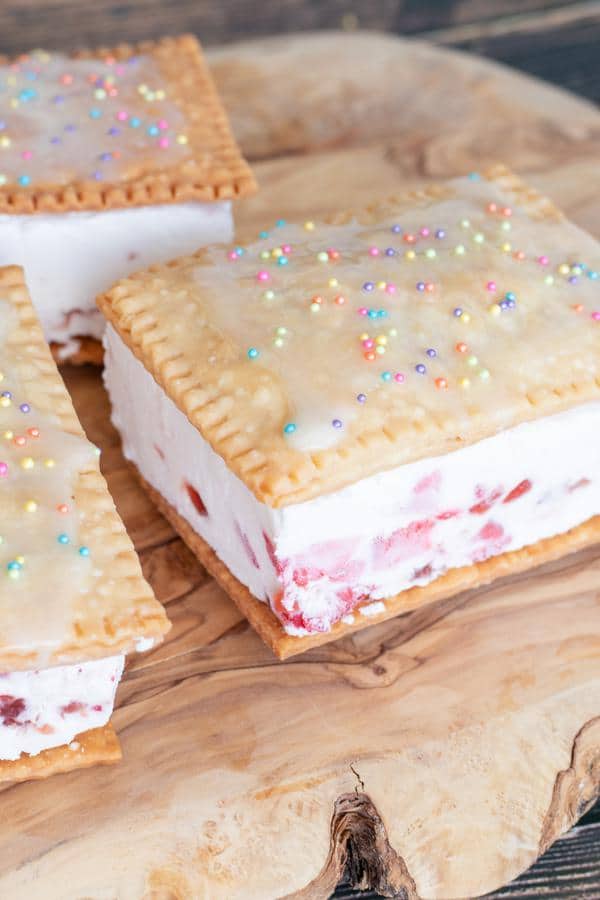 Pop Tart Ice Cream Sandwich