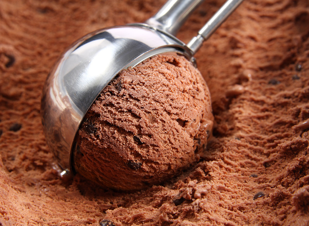 Chooclate-ice cream-spoon