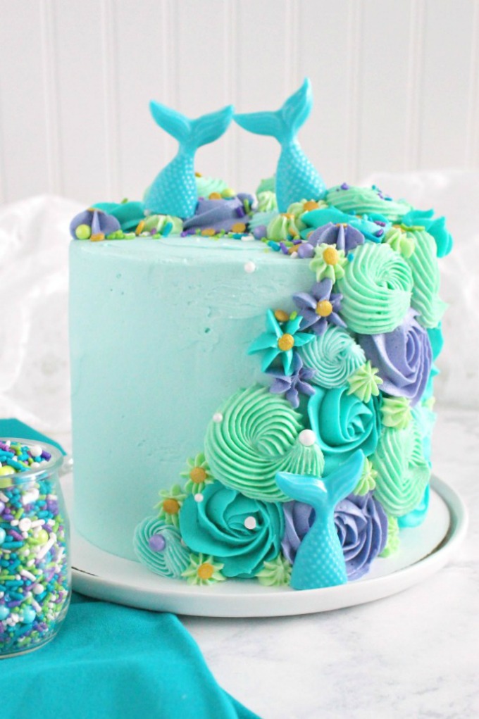 Mermaid layer cake