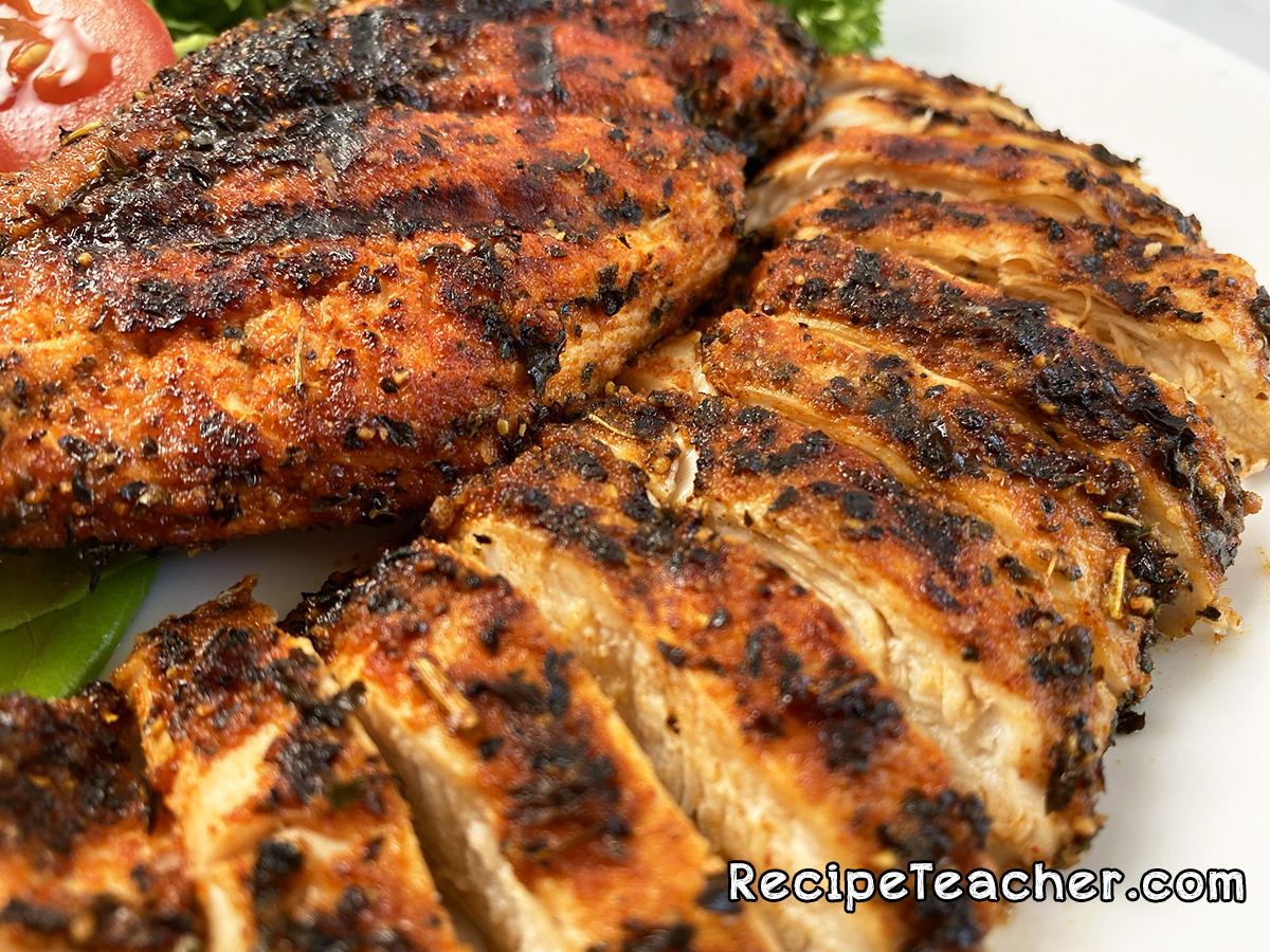 Foreman grilled chicken breast recipe