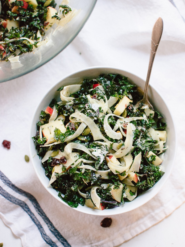 fall-kale-salad-with-dill-honey-and-goat cheese