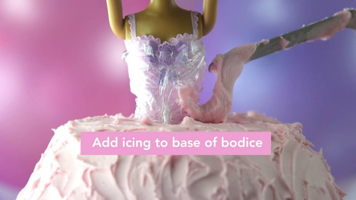 How to make doll cake step by step