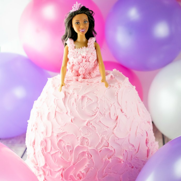 How to make doll cake step by step