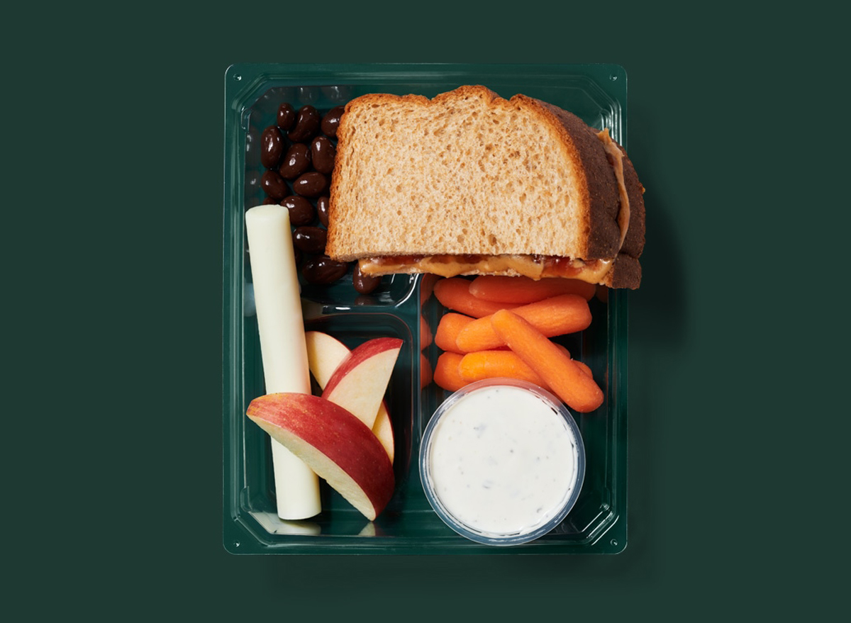 starbucks pbj bistro box