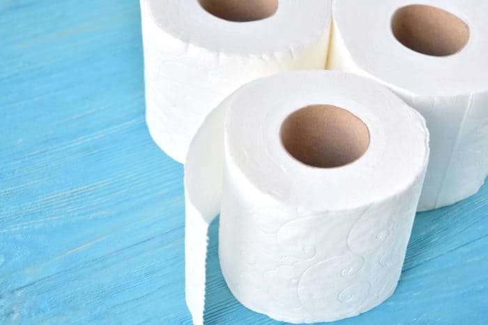 Prepare for colonoscopy with toilet paper