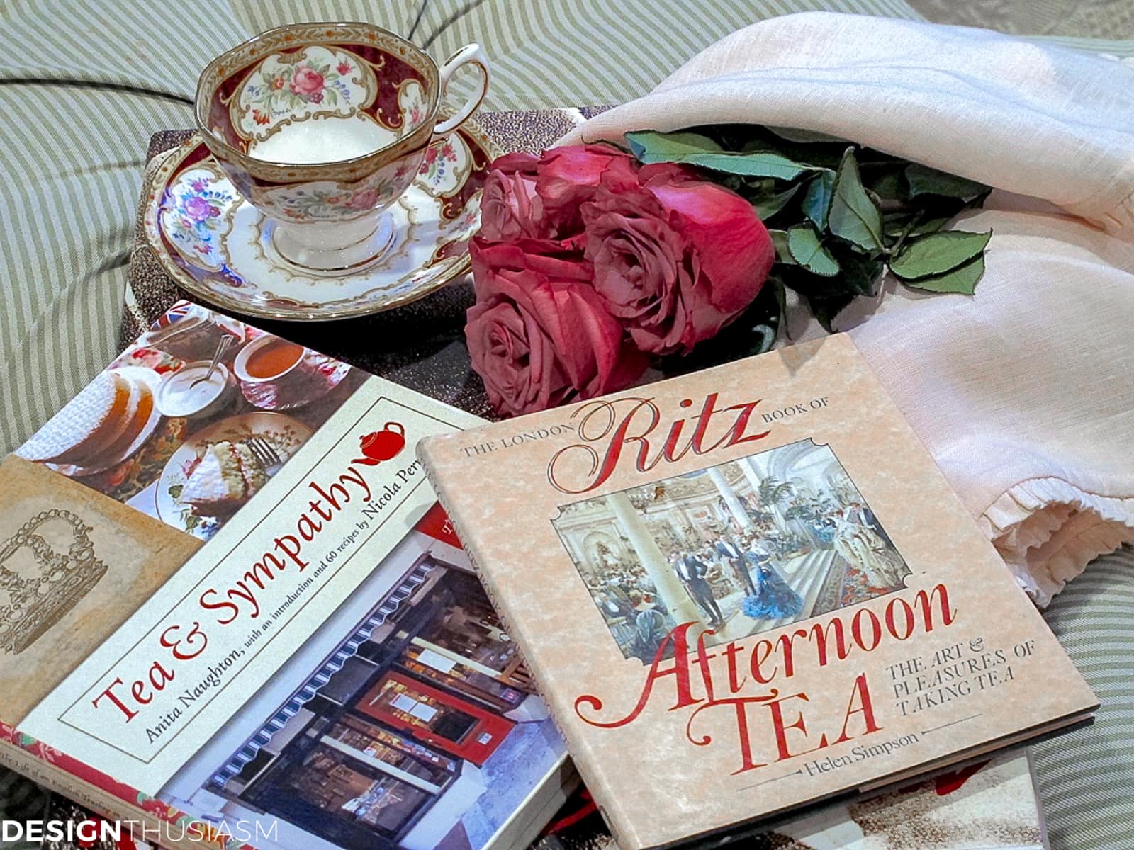 Classic teacups and plates books