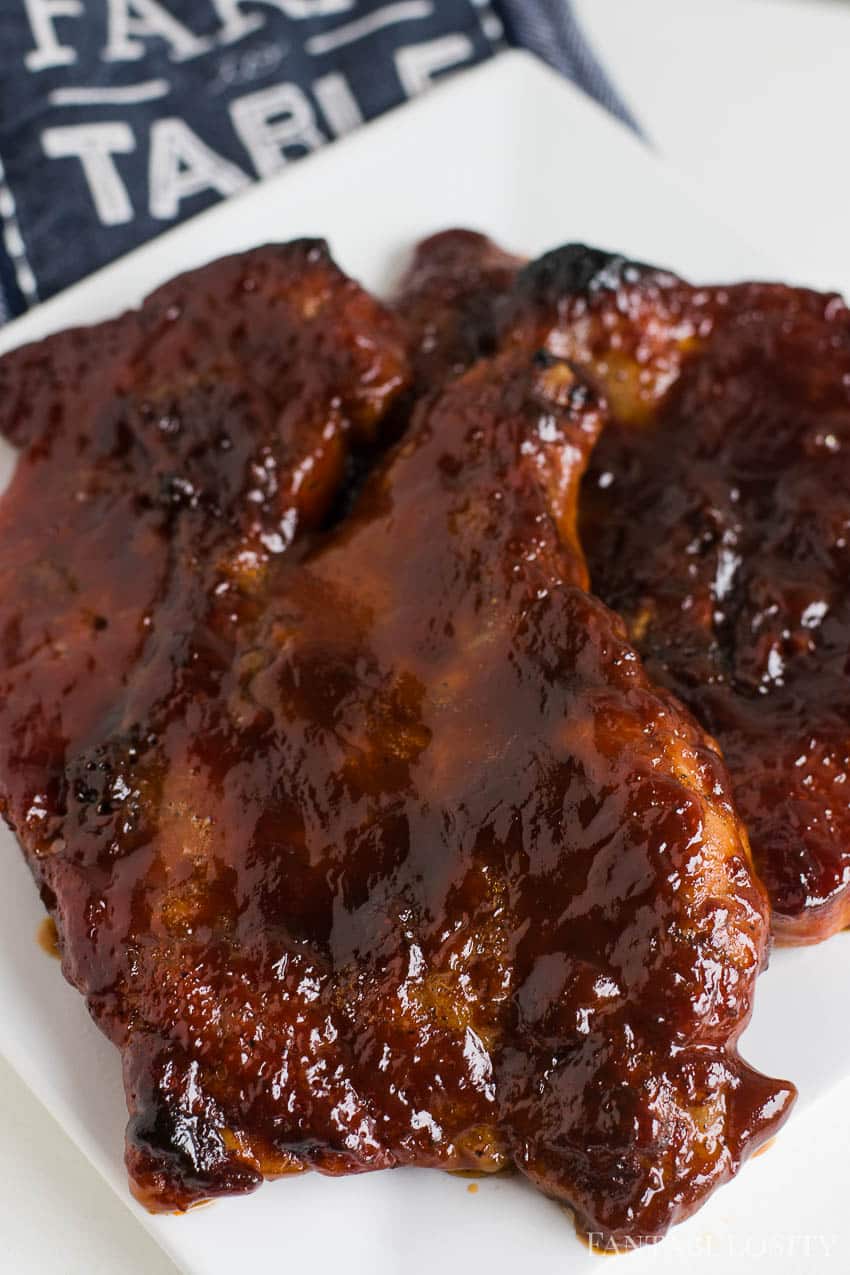 Pre-ordered Grilled BBQ Pork Steak Recipe -