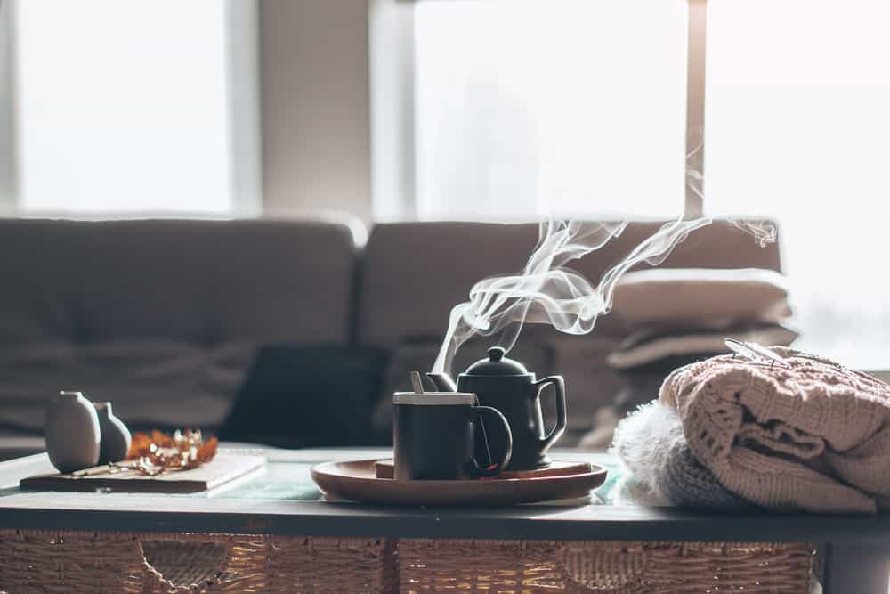 The details of still life in the house living room furniture